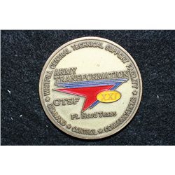 CTSF Army Transportation Ft. Hood Tx. Challenge Medal