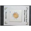Image 2 : 1874 Indian Princess $3 Gold Coin w/ding, VF+ Details  **CeCe's Premium Special 10% Buyer's Premium-