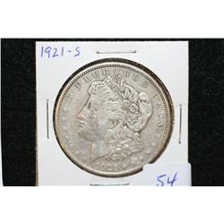 1921-S Silver Morgan $1
