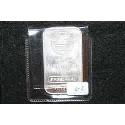 Engelhard Silver Ingot, .999+ Fine Silver 1 Oz.