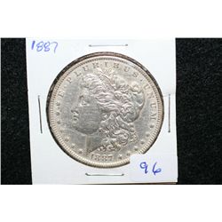 1887 Silver Morgan $1