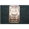 Image 1 : 2012 Copper Ingot, .999 Fine 1 Oz.