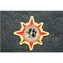 USN 2d MLG Marine Logistics Group Challenge Medal presented by Command Master Chief