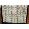 Image 2 : 1995 US Federal Reserve Note $5, Boston MA Reserve, Uncut Sheet, lot of 32