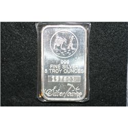 Silvertowne Silver Ingot, .999 Fine Silver 5 Oz.