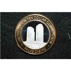 Palms Casino, Limited Edition Two-Tone $10 Gaming Token, .999 Fine