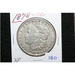 1878-CC Silver Morgan $1, XF