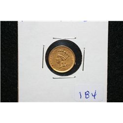 1856 Indian Princess $1 Gold Coin