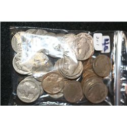 Buffalo Nickels, various dates & conditions, lot of 40