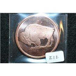 2011 Buffalo Copper Round, .999 Fine 1 Oz.