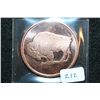 Image 1 : 2011 Buffalo Copper Round, .999 Fine 1 Oz.