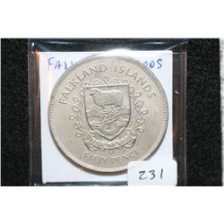 Falkland Islands 50 Pence Foreign Coin