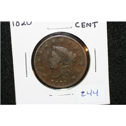 1820 Large One Cent