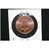 Image 2 : 2011 Buffalo Copper Round, .999 Fine 1/4 Oz.