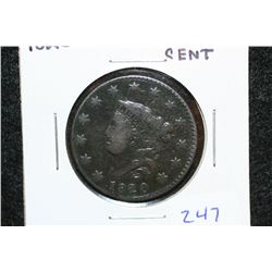 1820 Large One Cent