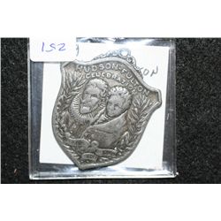 1909 Hudson-Fulton Celebration; New York to Albany Medallion