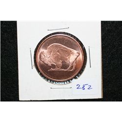 2011 Buffalo Copper Round, .999 Fine 1/4 Oz.