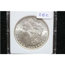 1886 Silver Morgan $1, MCPCG Graded MS65