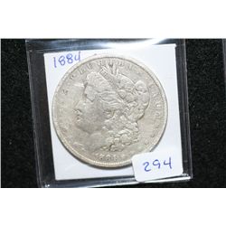1884-O Silver Morgan $1