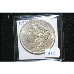 1887-S Silver Morgan $1
