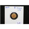 Image 1 : 1849 Liberty $1 Gold Coin