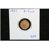 Image 1 : 1857 Indian Princess $1 Gold Coin