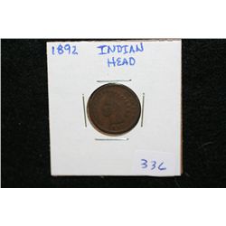 1892 Indian Head Penny