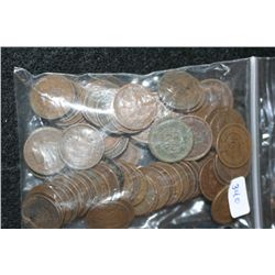 Indian Head Penny, various dates & conditions, lot of 88