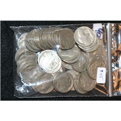 Buffalo Nickels, various dates & conditions, lot of 40