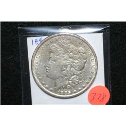1885 Silver Morgan $1