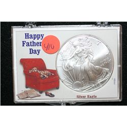 2010 Silver Eagle $1, "Happy Father's Day"
