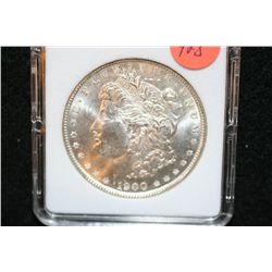 1900 Silver Morgan $1, MCPCG Graded MS60