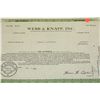 Image 1 : Webb & Knapp Inc. Stock Certificate dated 1969