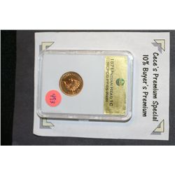 1871 Indian Head Penny, MCPCG Graded PF65 (Red)  **CeCe's Premium Special 10% Buyer's Premium-This L