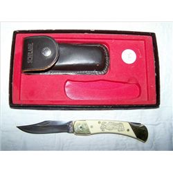Schrade Scrimshaw pocket knife 8 3/4"