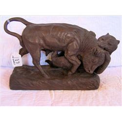 Metal? Bull/Bear statue - no name