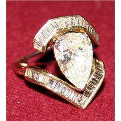 Ladies 14 Karat Yellow Gold  Ring