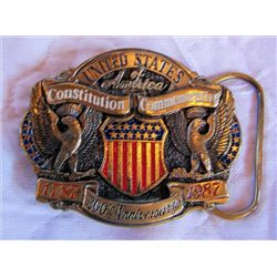 Belt Buckle United Stares Constitution
