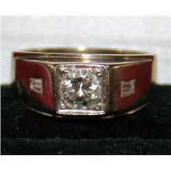 Man's Ring 14Kt White gold