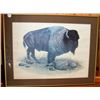 Image 1 : Framed Picture Buffalo, by R Dorman