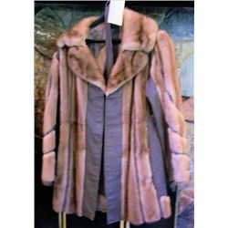 Ladies Mink and Leather Jacket