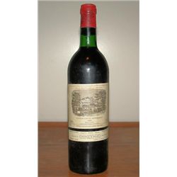Bottle Chateau LaFite Rothschild wine, France