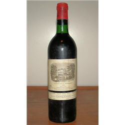 Bottle Chateau LaFite Rothschild wine, France