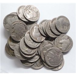 Roll(40)  1924S Buffalo nickels  G/VG