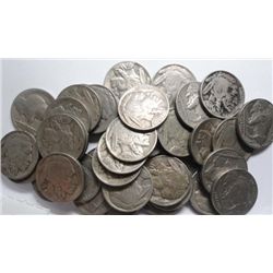 Roll(40)  1931S Buffalo nickels  avg Fine or better