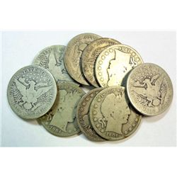 10  1904S Barber half $    G/AG