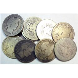 10  1896S  Barber half $      AG