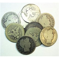 10  1897S  Barber half $      AG