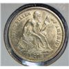Image 1 : 1876  Seated  dime  AU