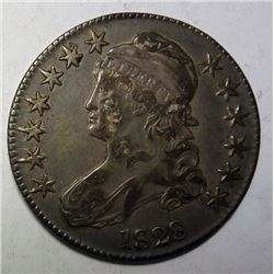 1828 Bust half $  XF